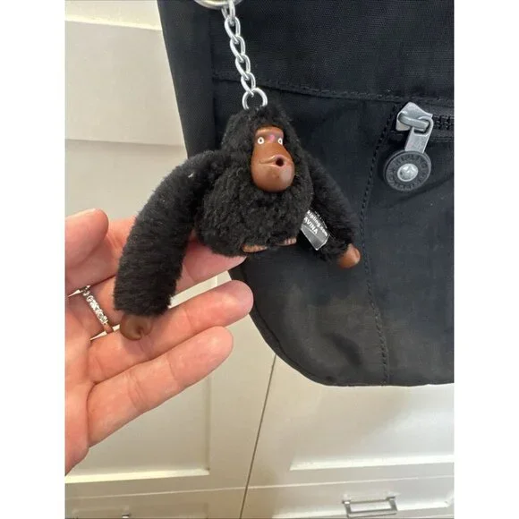 Kipling Black Nylon Bailey Rare Crossbody Bag - Picture 3 of 16